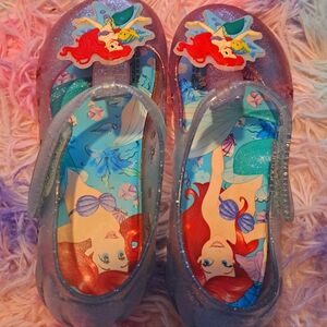 Disney Princess Ariel Jelly Shoes size 11